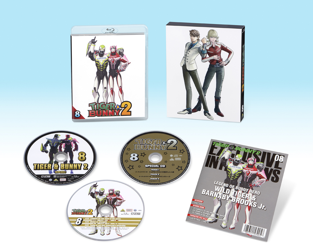 TIGER & BUNNY 2 Blu-ray 第8巻[商品展開図]